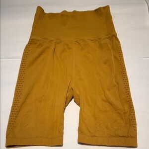 Free People Free Movement Yellow Short Size XS/S Mustard